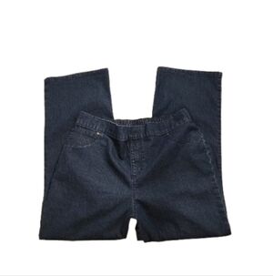 Catherines High-Rise Timeless Fit Pull-On Straight Jeans